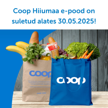 Coop Hiiumaa e-pood on suletud!